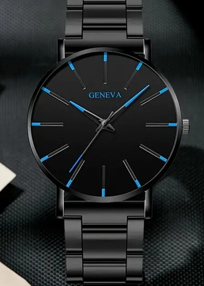 Erkek Kuvars Geneva saat. *ürün satıştadır* - Görsel 2