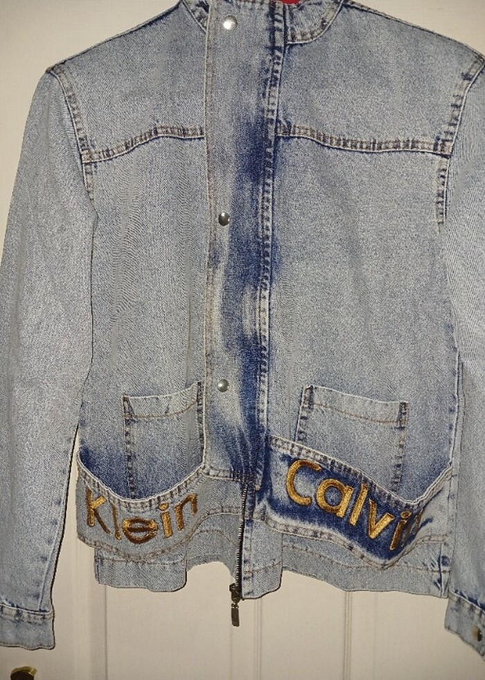 CALVEN KLEİN Tarz XL Kot Ceket  - Görsel 4