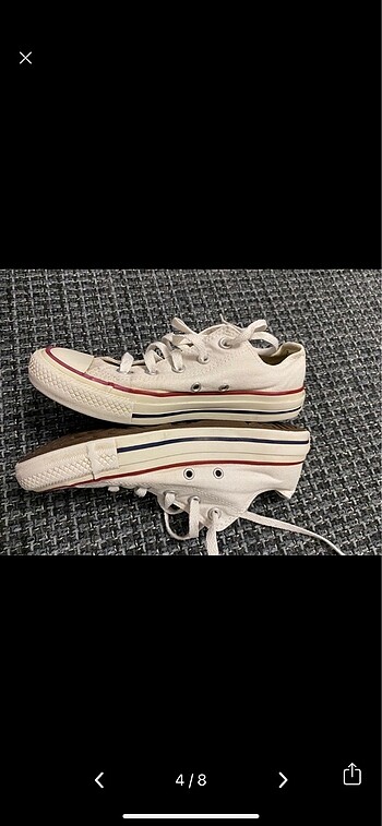36,5 Beden beyaz Renk Converse beyaz spor ayakkabı