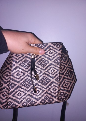 Kahverengi Bohem Kadın Çanta - Görsel 2