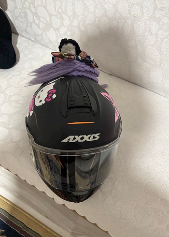 Motorcu Kaskı Axxıs Siyah - Görsel 2