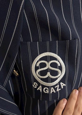 Sagaza Lacivert Blazer Ceket - Görsel 9