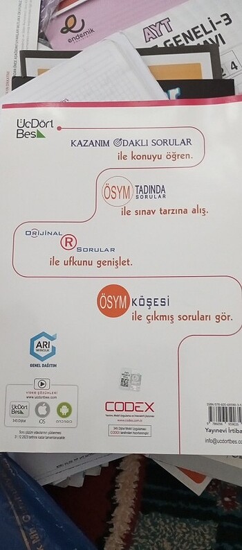 Ayt kimya test kitabı 345