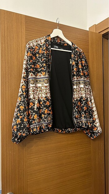 Zara saten ceket