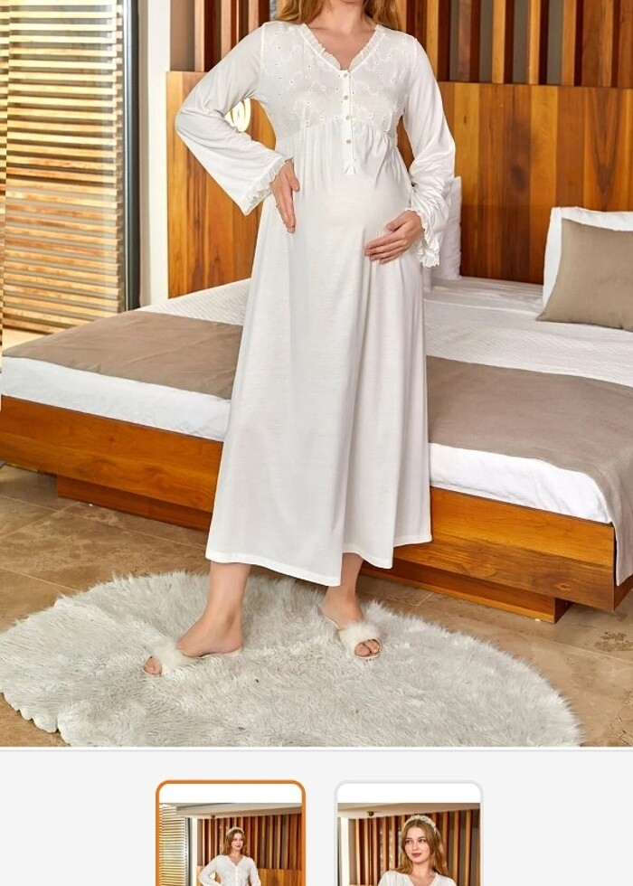 Coss by aqua lohusa hamile gecelik - Görsel 2