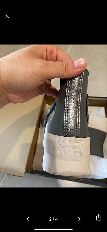 37,5 Beden Converse platform