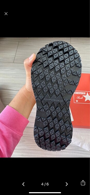 38 Beden kahverengi Renk Converse platform