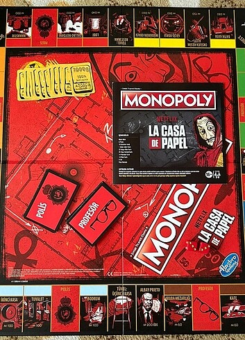  Beden Monopoly la casa de papel kutu oyunu 