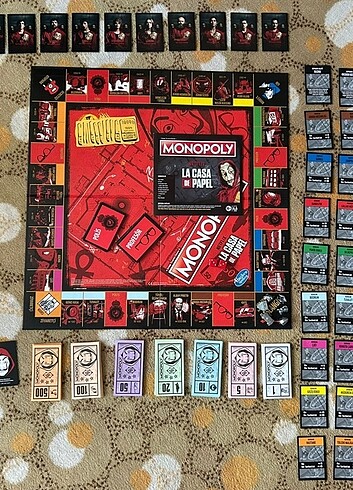 Monopoly la casa de papel kutu oyunu 