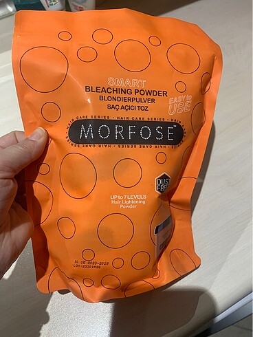 Morfose saç açıcı oksidasyon ve saç açıcı toz - Görsel 3