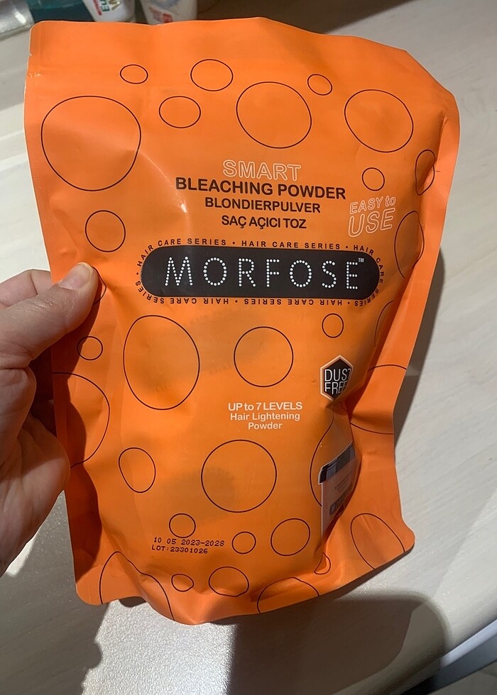 Morfose saç açıcı oksidasyon ve saç açıcı toz - Görsel 3