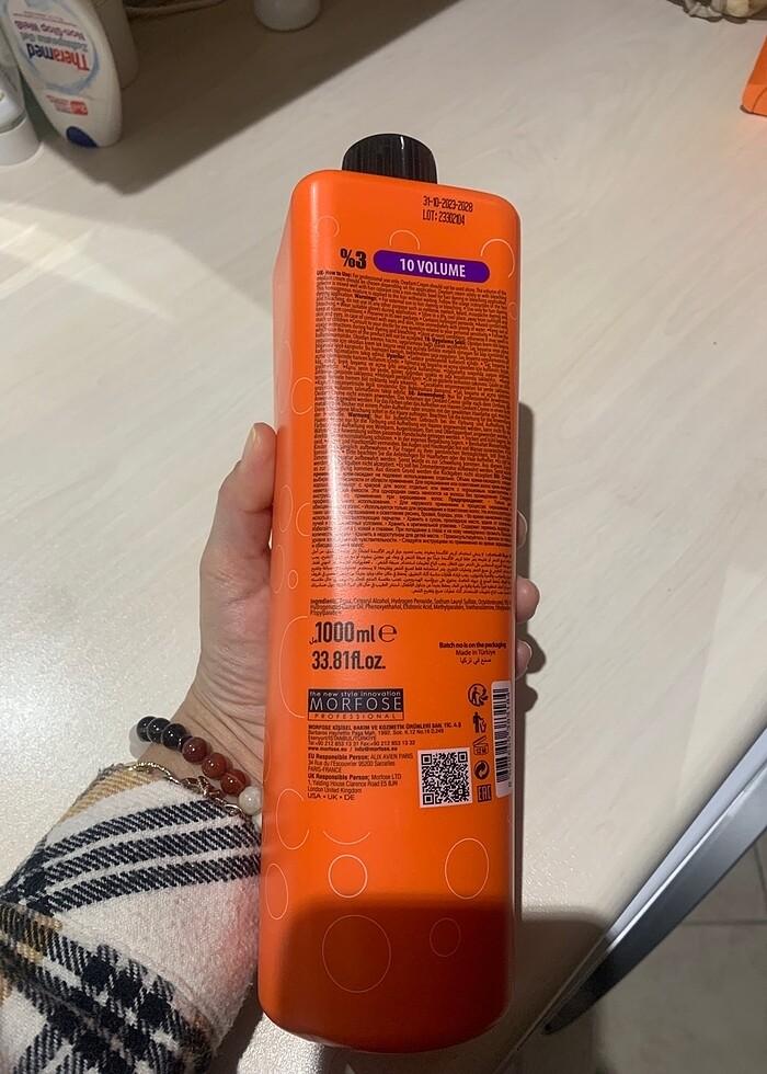 Morfose saç açıcı oksidasyon ve saç açıcı toz - Görsel 2