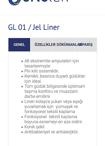Ortotek liner gel protez içi - Görsel 5