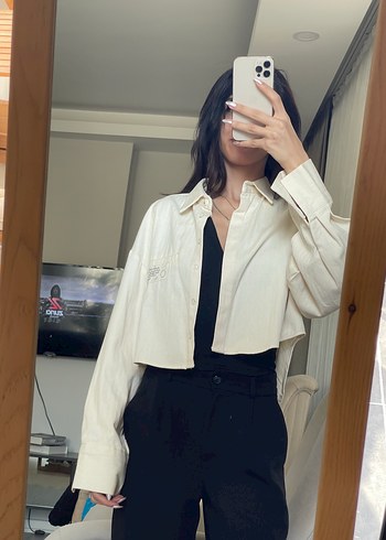 Kadın Keten Midi Ceket - Görsel 4