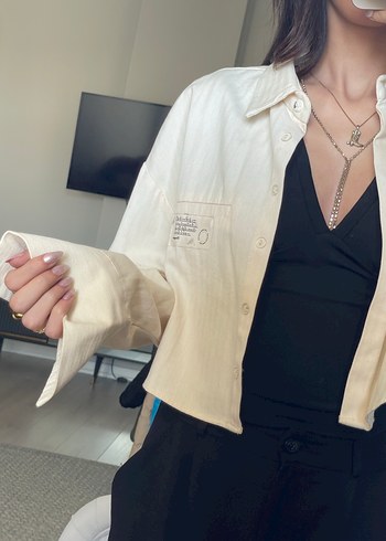 Kadın Keten Midi Ceket - Görsel 6