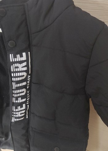 Erkek Çocuk Siyah Düğmeli Street Wear Ceket - Görsel 4