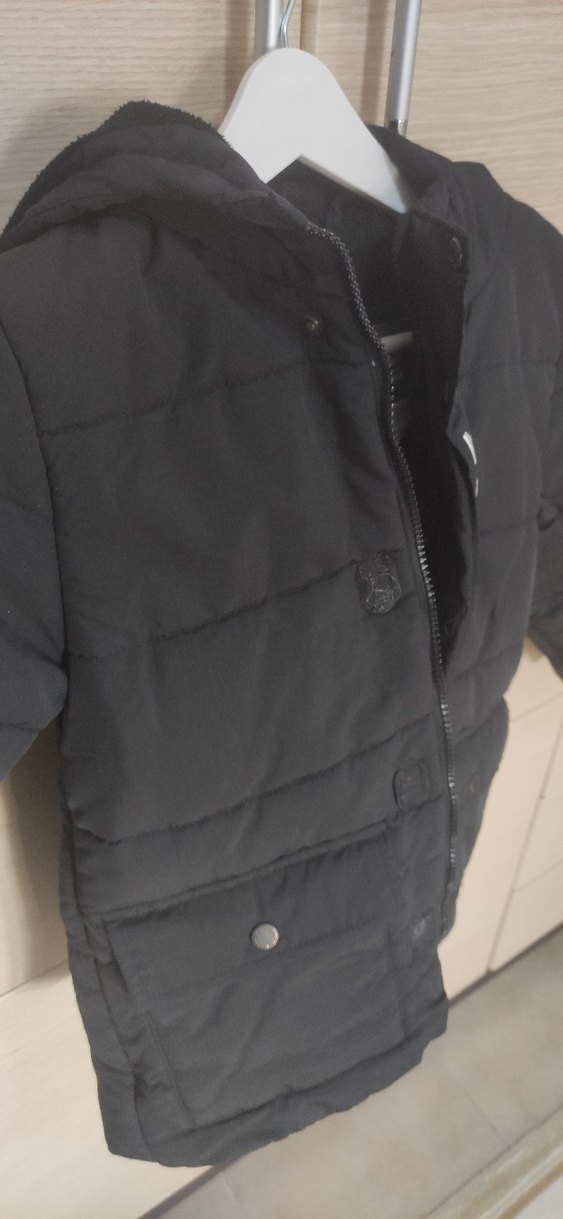 Erkek Çocuk Siyah Düğmeli Street Wear Ceket - Görsel 5