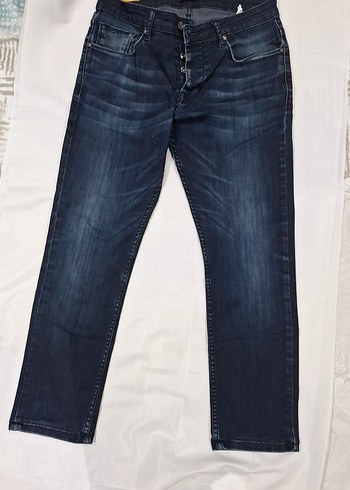 Denim&Co Koyu Mavi Denim Jean
