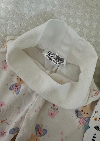 Beyaz Desenli Bebek Tek Alt 2'li - Görsel 2