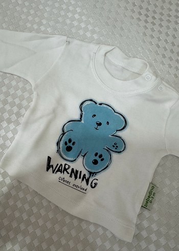 Beyaz Baskılı Bebek İçlik - Görsel 3