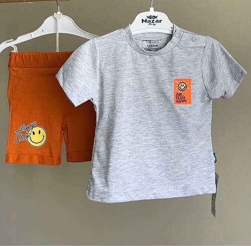 Nazar baby erkek çocuk ikili takım