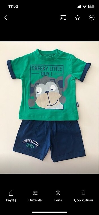Nazar baby erkek ikili takım