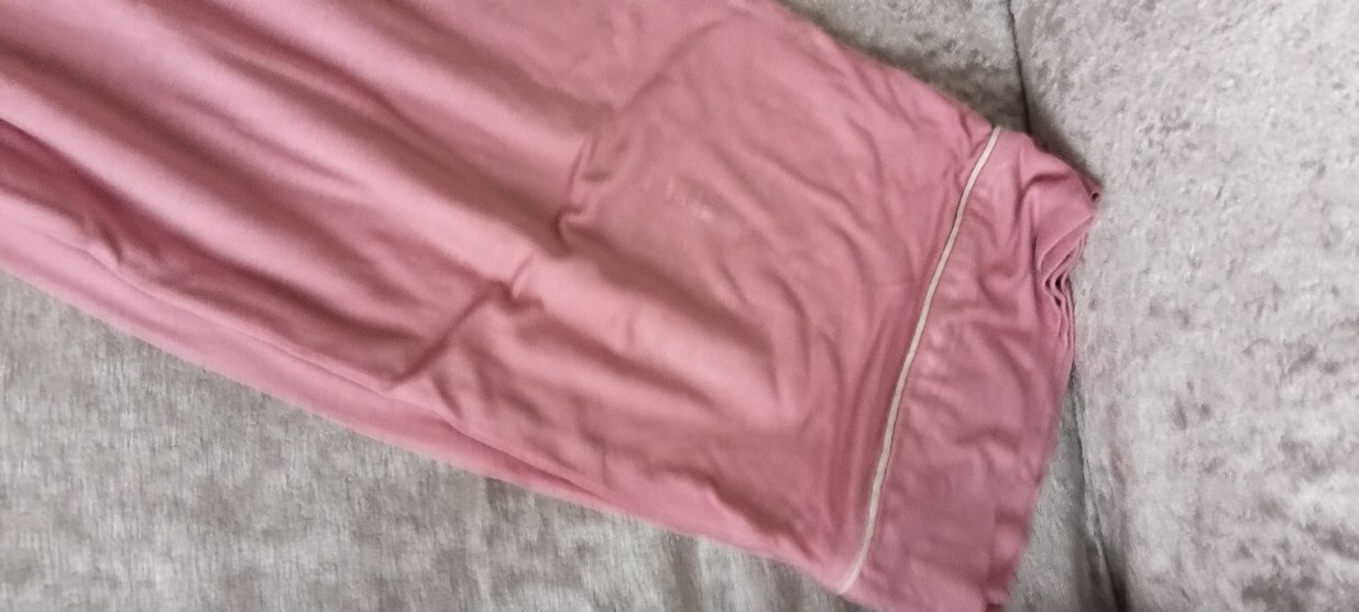 Pembe Kısa Kollu Midi Kadın Pijama Takımı - Görsel 3
