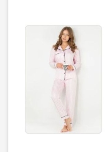 Pembe Zebra Desenli Uzun Kollu Kadın Pijama Takımı - Görsel 2