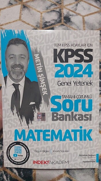 KPSS İndeks Akademi Metin Şimşek Matematik Çözümlü Soru Bankası