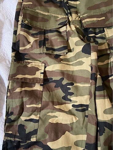 m Beden Kargo pantalon(Asker desenli)