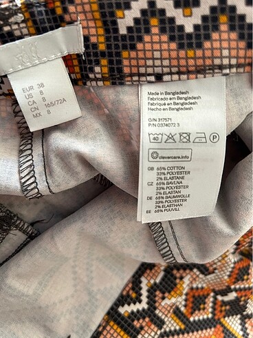38 Beden çeşitli Renk H&M Tayt Pantolon