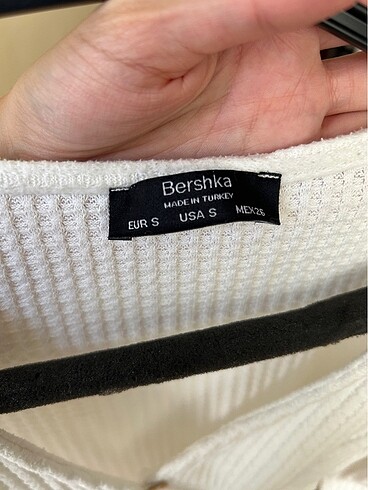 s Beden beyaz Renk Bershka Crop Hırka