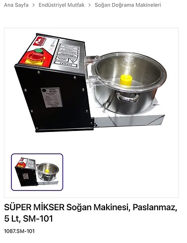 Süper Mikser Sanayi Tipi Doğrayıcı