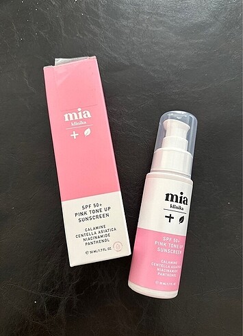 Mia Klinika 50+ SPF Pink Tone Up Ton Eşitleyici Pembe Yüz Güneş