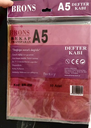 Hazır Kitap - Defter Kabı Seti Çok Renkli - Görsel 6