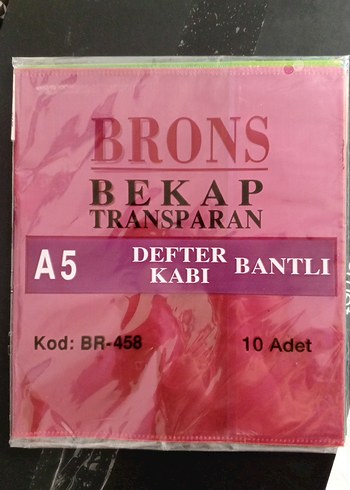 Hazır Kitap - Defter Kabı Seti Çok Renkli - Görsel 5