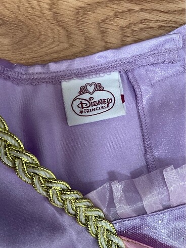 6 Yaş Beden Lisanslı Disney Princess Rapunzel Mor Kostüm