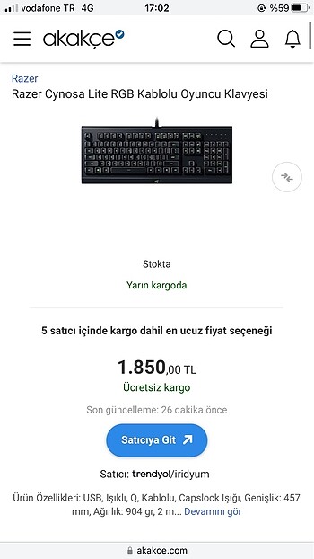 Razer Razer cynosa lite