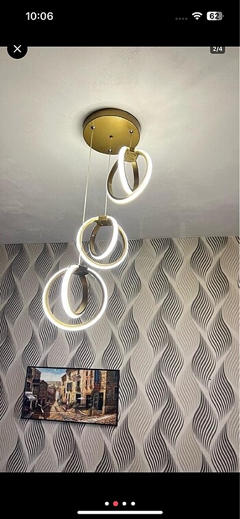 Diğer Üçlü led avize