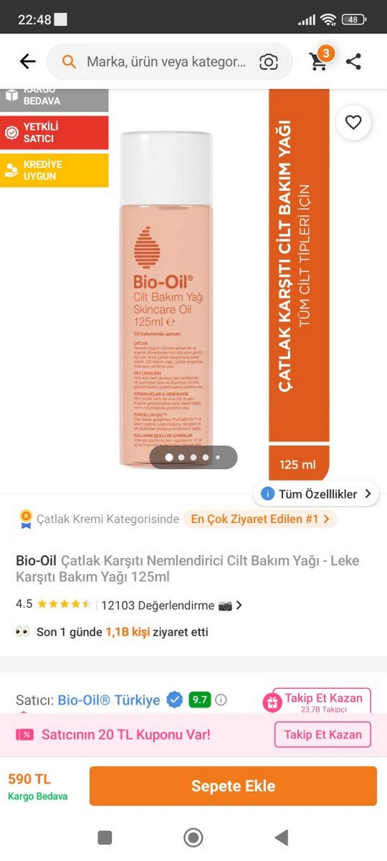 Bio-Oil Cilt Bakım Yağı 125ml - Görsel 3