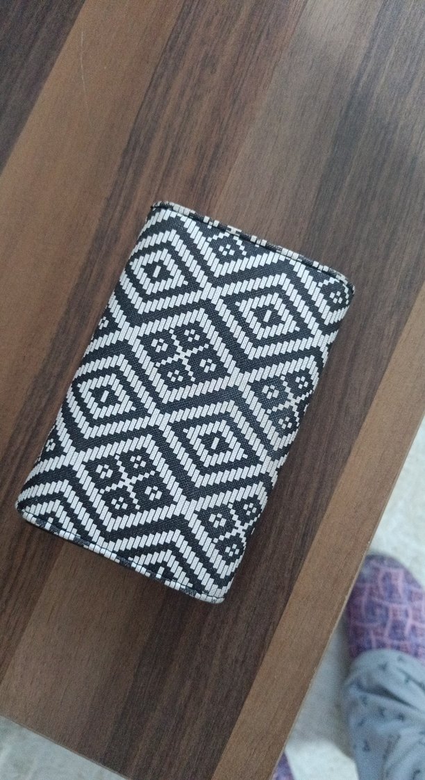 Bohem Desenli Kadın Gri Kapaklı Cüzdan - Görsel 2