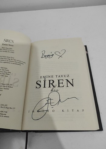  Siren 1 (Ciltli,imzalı)