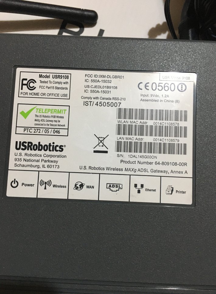 U.S.Robotics Kablosuz MAXg ADSL Ağ Geçidi - Görsel 2