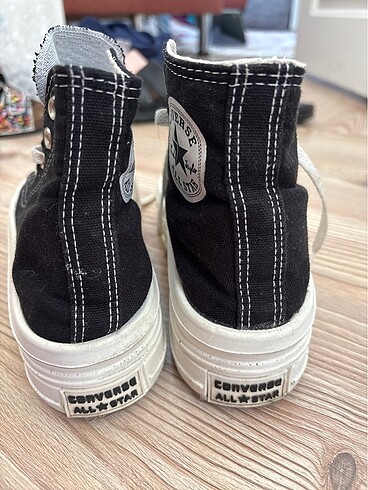 36 Beden siyah Renk Converse siyah yüksek taban spor
