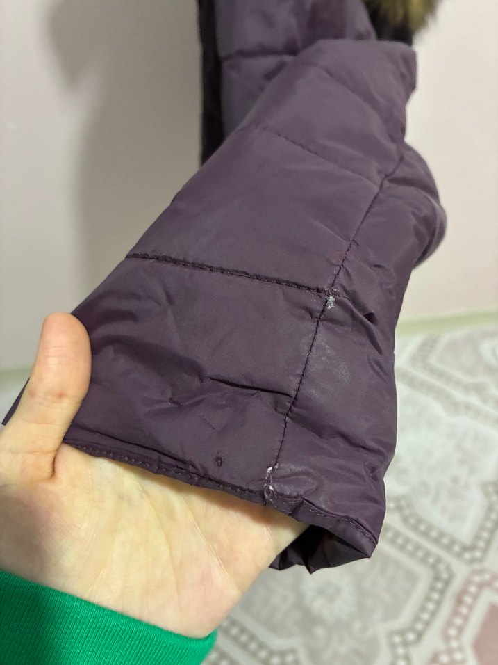 Mont mor L beden kalın kışlık - Görsel 4