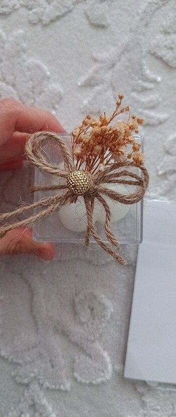 Arkası yapışkanlı harf  G ve A ve mum hediyeli - Görsel 5