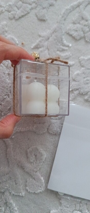 Arkası yapışkanlı harf  G ve A ve mum hediyeli - Görsel 6