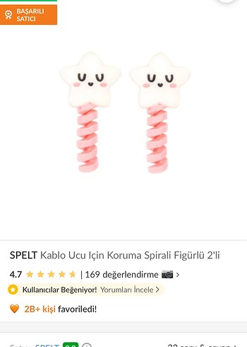 Boncuklu Beyaz Telefon bilek askısı ve 2 adet kablo koruyucusu - Görsel 3