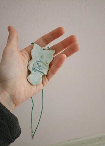 Seramik el yapımı baykuş kolye - Görsel 5