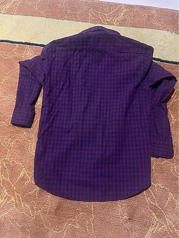 Karaca lacivert kareli s slim fit kışlık gömlek - Görsel 2